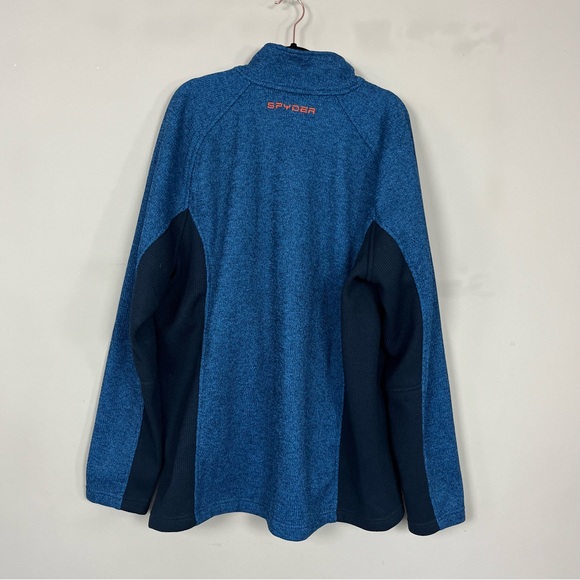 MEN’S SPYDER ZIP UP JACKET IN BLUE AND ORANGE SIZE XL - Picture 11 of 15